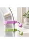 3 Pieces Practical Mushroom Design Hygienic Toilet Seat Lifter Apparatus Hygienic Toilet Seat Holder - 3