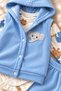 Baby Boy Set 3-Piece Set with Hooded Vest Seasonal Baby Set 6 9 12 - 3