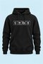 Unisex Black Chess Hooded Sweatshirt