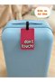 Suitcase Tag Colorful Silicone Luggage Tag with Name Tag - Luggage Label