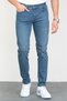 Men's Blue Stonewashed Slim Fit Lycra Jean Jeans Trousers Steve - 4