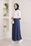 Elastic Waist Tansel Skirt - 4