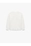 Cotton Long Sleeve Crew Neck Printed Sweatshirt - 5