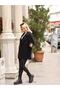 Women's Black Cashmere Coat Oversize - 6