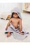 Outlet Ihracat Cotton Soft Baby Girl-Boy Bath Towel Swaddle Gray/Eared Elephant