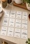Set of 8 Spice Jars with Wooden Rotary Stand, Wooden Ball Cover and Label - 6