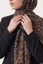 Leopard Textured Sport Shawl Mustard