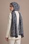 Leopard Textured Sport Shawl Anthracite - 2