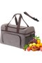 Yelajoy Insulated Thermal Tote Bag,Leak-Proof Foldable Grocery Cooler,41x28x27cm - 2