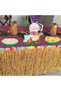 Palm Leaf Serving Trays,12 Pcs Green Plastic Snack Trays for Tropical Parties,BBQ and Beach Events - 6