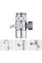 Kitchen Faucet Diverter Valve with Aerator,Sink to G1/2 Hose Adapter for Bidet and Shower - 3