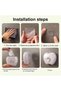 Wall-Mounted Cling Film Sleeve Storage Box,Large Capacity Kitchen Organizer for Plastic Food Bags and Wrap - 5