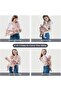 4-in-1 Ergonomic Baby Carrier,Adjustable Breathable Infant Sling with Pocket,Newborn to Toddler Support up to 35 lbs - 6