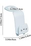 Car Storage Hooks,Cute Cat Cartoon Hanger,4 Pack Blue,Universal Auto Seat Headrest Organizer for Purses and Bags - 2