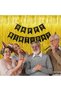 4 Pcs Gold Tinsel Foil Fringe Backdrop Curtains,3.2 x 6.56 FT,Golden Metallic Streamers for Birthday and Party - 5