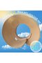 Women's Wide Brim Roll-Up Straw Sun Hat,Foldable Ponytail Beach Visor for Travel - 5