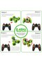 Remote Control Stunt Car for Kids,2.4Ghz High Speed Double-Sided 360° Rotating RC Toy Car with LED Lights,Green - 5