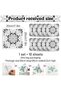 Vintage Floral PVC Wall Tile Stickers,20 x 20 cm,10 Pieces - 2