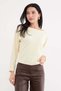 Basic Boat Neck Bat Sleeve Modal Blouse - 4