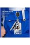 2 Pack Vertical 2-Card Badge Holder with Thumb Slots,Hard Transparent PC Case for Office and School - 2