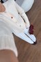 Ecru Colored Buckle Cardigan - 2