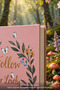 Wonderland Hardcover Notebook Lined Blue 13X18 cm - 3