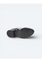 Black Leather Classic Tuxedo Shoes - 4