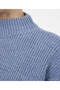 Wide Crew Neck Long Sleeve Sweater - 5