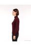 Regular Stand Collar Long Sleeve Sweater - 4