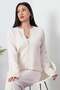Double Zipper Pants Cardigan Knitwear Set L66004 - 2