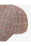 Plaid Patterned Cap Hat - 2