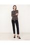 Regular Crew Neck Long Sleeve Blouse - 2
