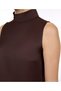 Regular Half Turtleneck Sleeveless Blouse - 4
