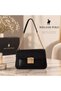 Genuine Leather Leather Rut Women's Shoulder Bag with Chain Strap - 6