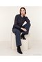 Cotton Regular Polo Collar Long Sleeve Sweater