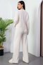 Double Zipper Pants Cardigan Knitwear Set L66004 - 7