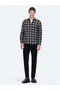 Anthracite Regular Fit Long Woven Casual Cotton Blend Shirt - 2