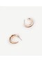 Enamel Detailed Hoop Earrings - 2
