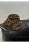 Soft Fur Bengal Patterned Hat - 2