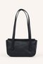 Women's Flap Handbag with Metal Lock Detail I4430AXNS - 8
