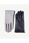 Fabric and Leather Blend Gloves - 2