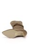 Women's Mink Suede Pointed Toe Bellows Thin Heeled Boots - 7