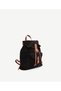 Suede Leather Backpack with Flap Detail - 2
