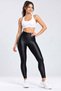 Women's Tights - High Waist Shaping / Sculpting & Shiny Textured Disco Tights - 2