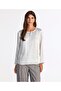 Regular Crew Neck Long Sleeve Blouse
