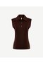 Regular Half Turtleneck Sleeveless Sleeve Sweater - 5