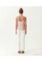Regular V-Neck Strappy Blouse - 5
