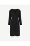 Buttoned Knee-Length Dress - 6