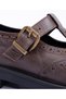 Staple Detailed Leather Flat Shoes - 4