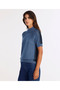 Regular Stand Collar Short Sleeve Sweater - 3